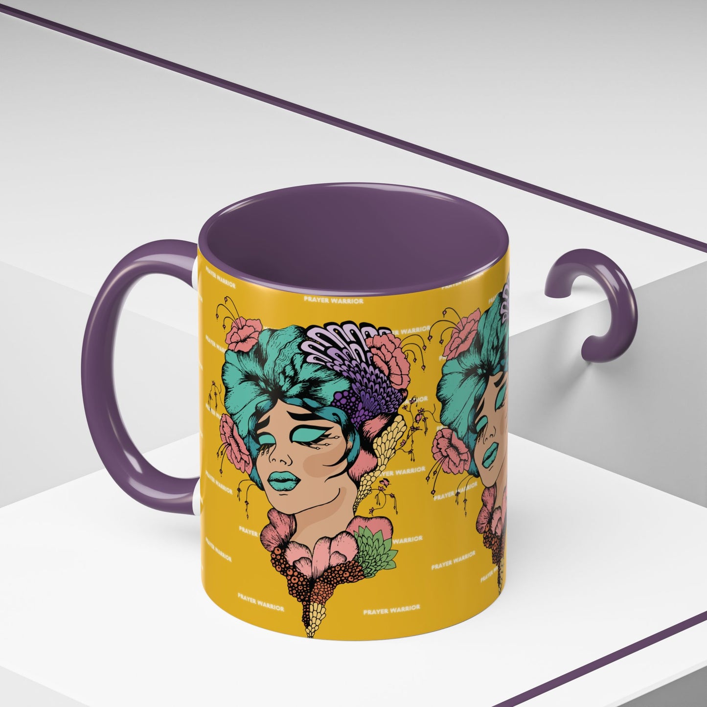 Prayer Warrior - Mug (Yellow)