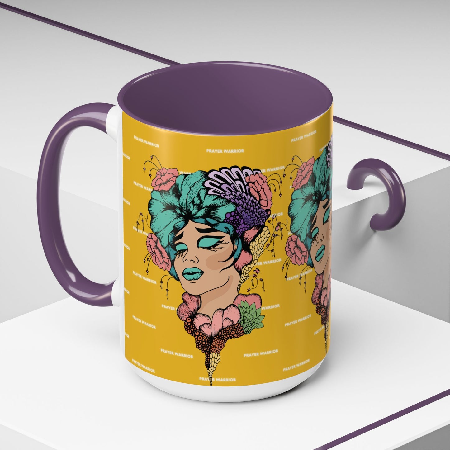Prayer Warrior - Mug (Yellow)