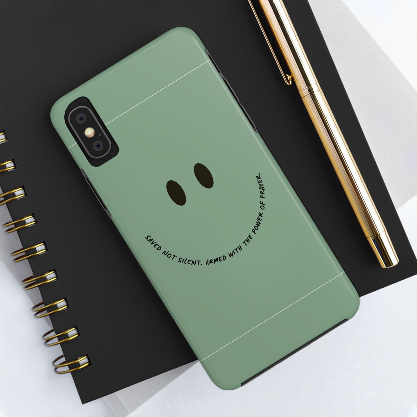 Tough Phone Case - 'Saved Not Silent''