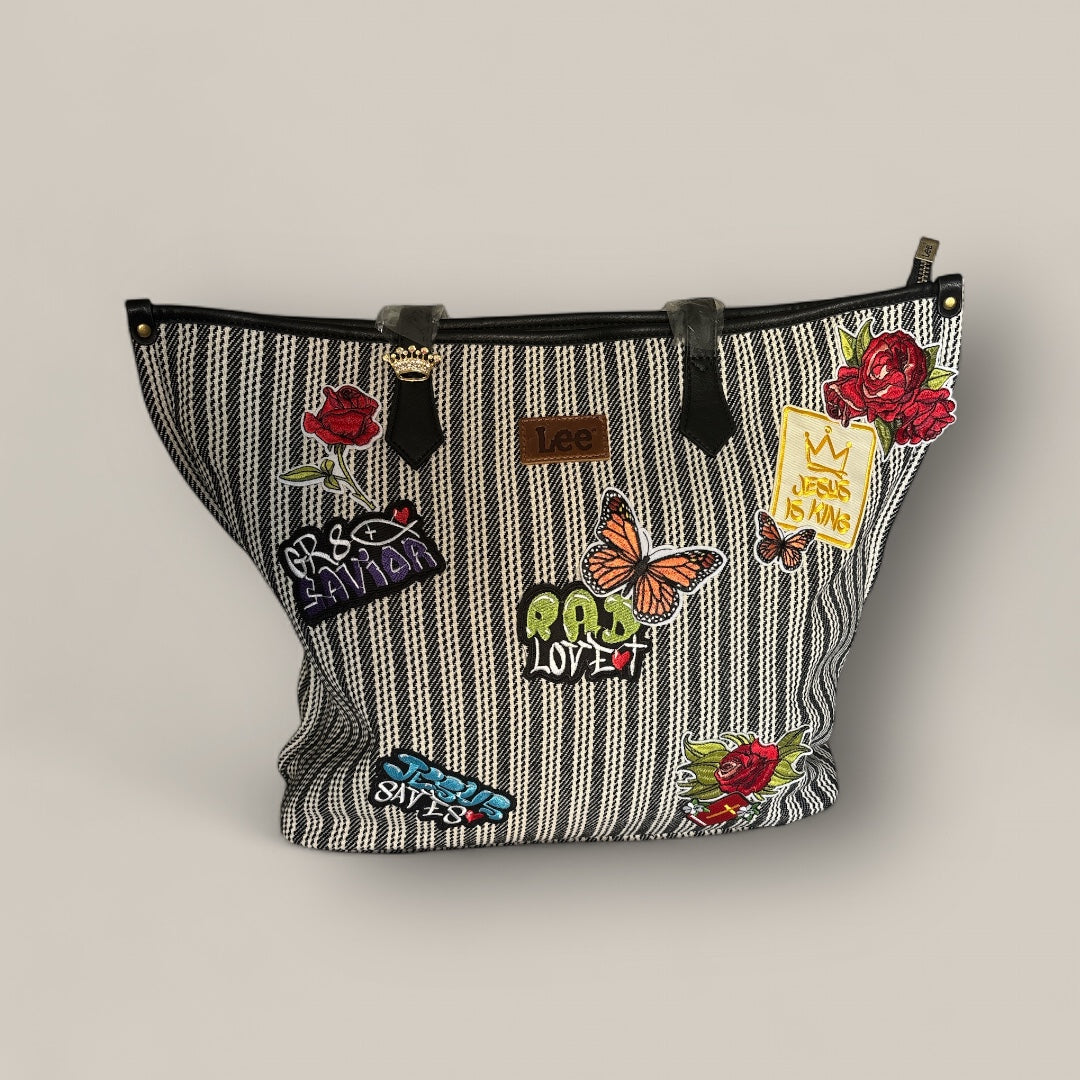 The Iconic Striped Faith Tote