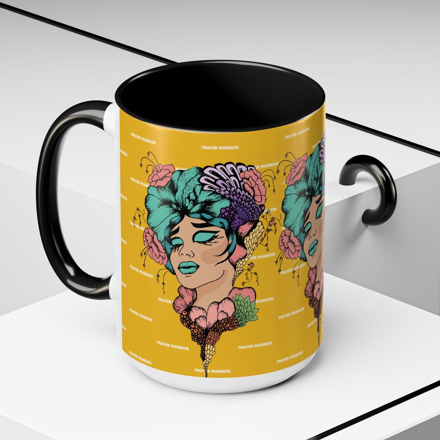 Prayer Warrior - Mug (Yellow)