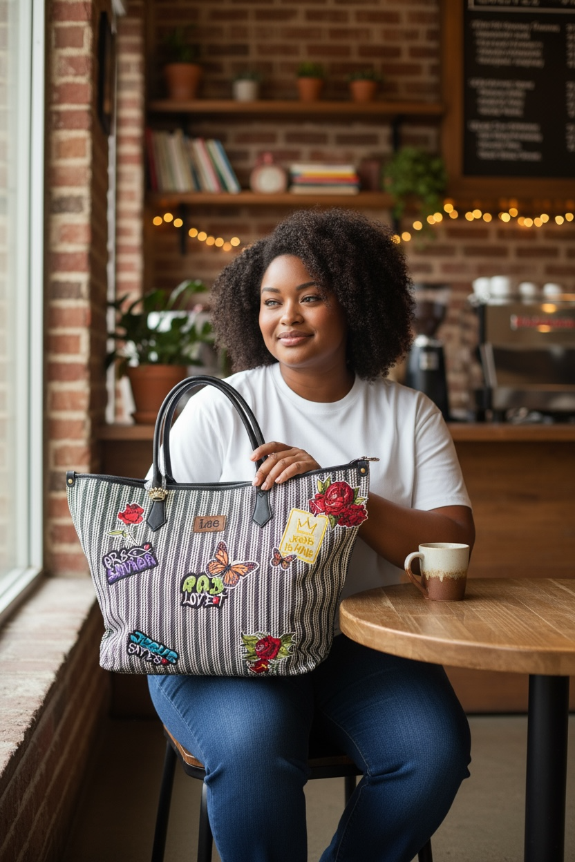 The Iconic Striped Faith Tote