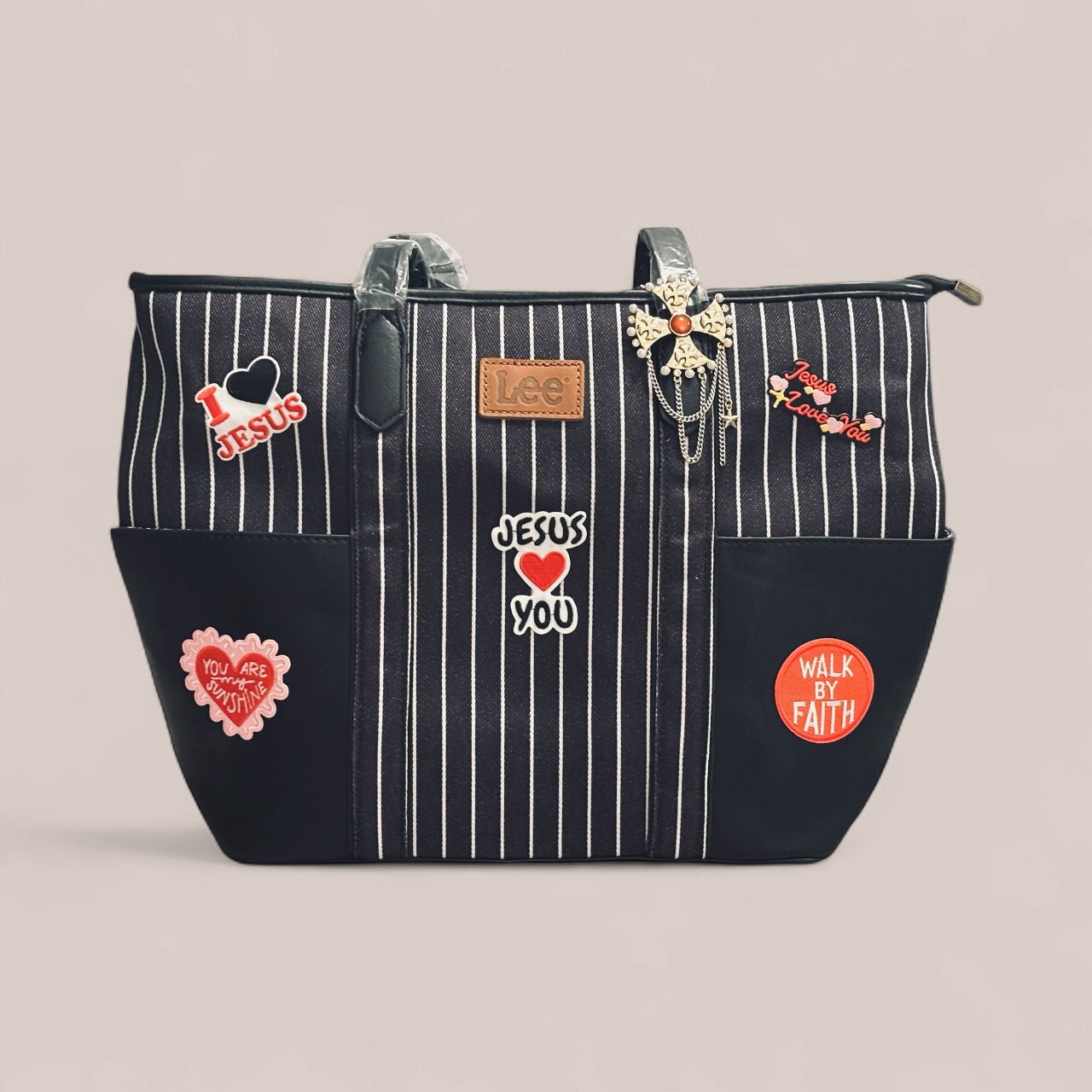 The Iconic Striped Faith Tote