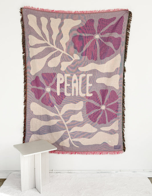 Peace Throw Blanket