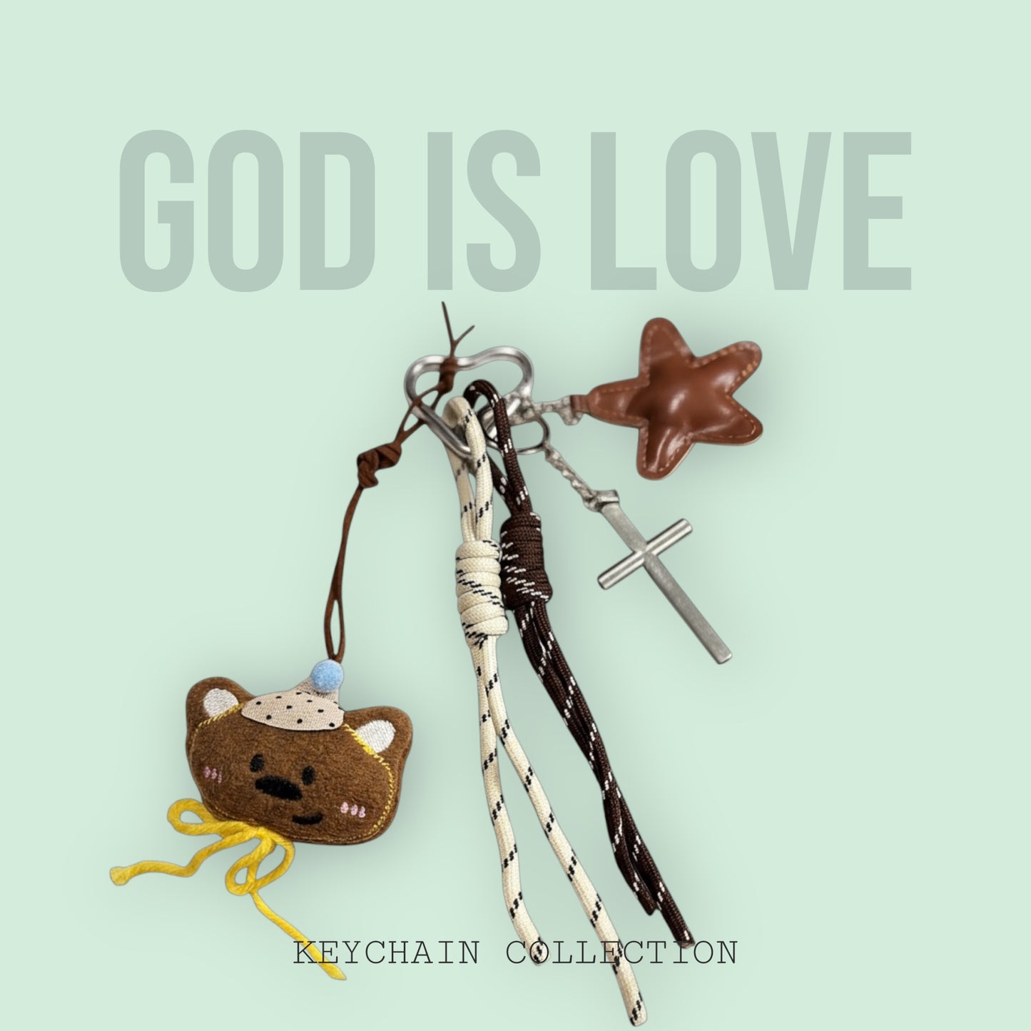 Birthday Bear Keychain