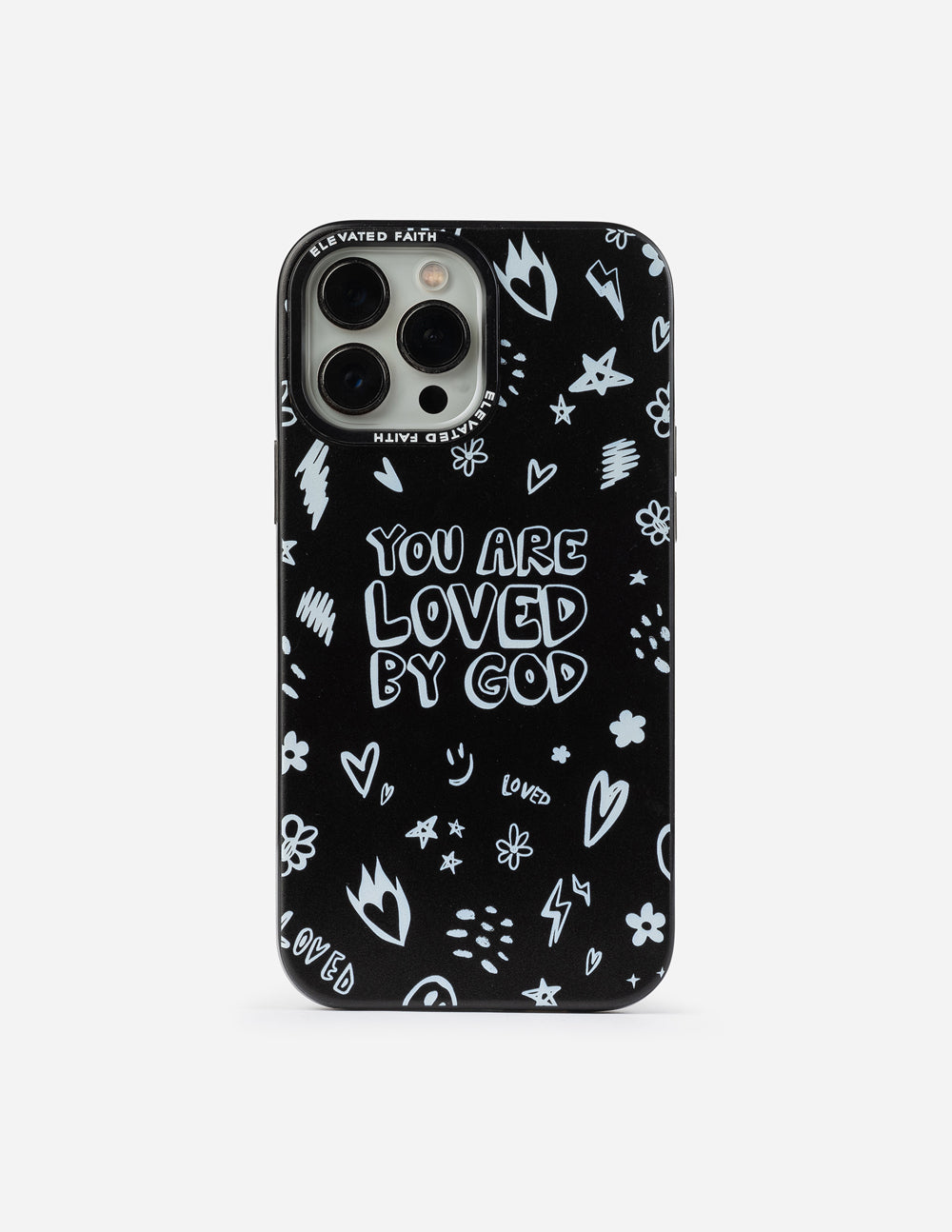 You Are Loved By God Phone Case - Black