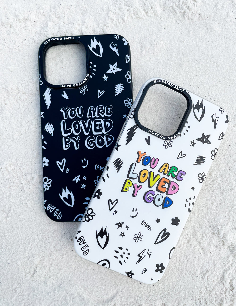 You Are Loved By God Phone Case - Black